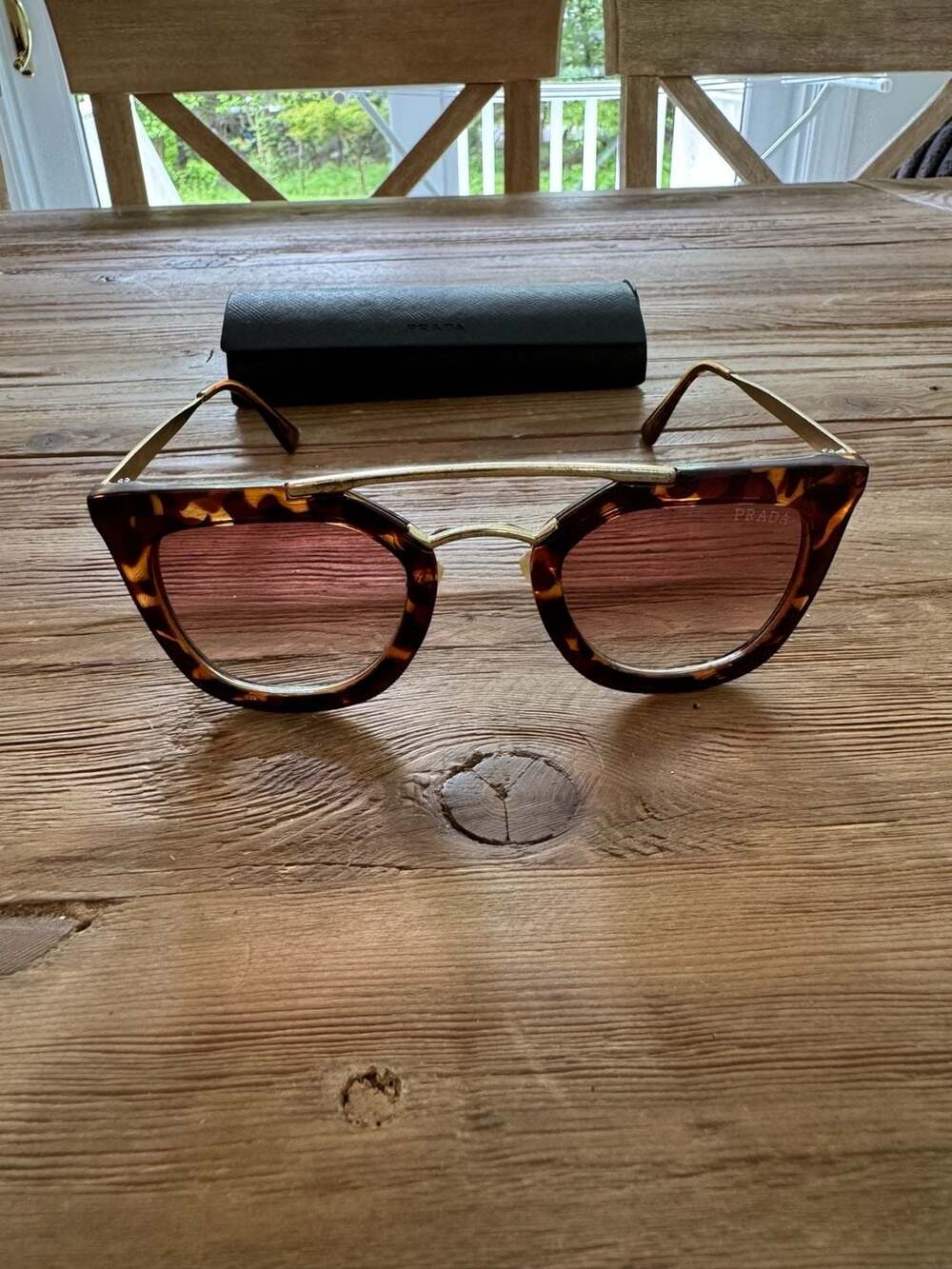 Prada Cat-Eye Gradient Sunglasses - Brown Sunglasses, Accessories - PRA1097823